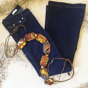 Fun Wooden Belt! Hand Painted.